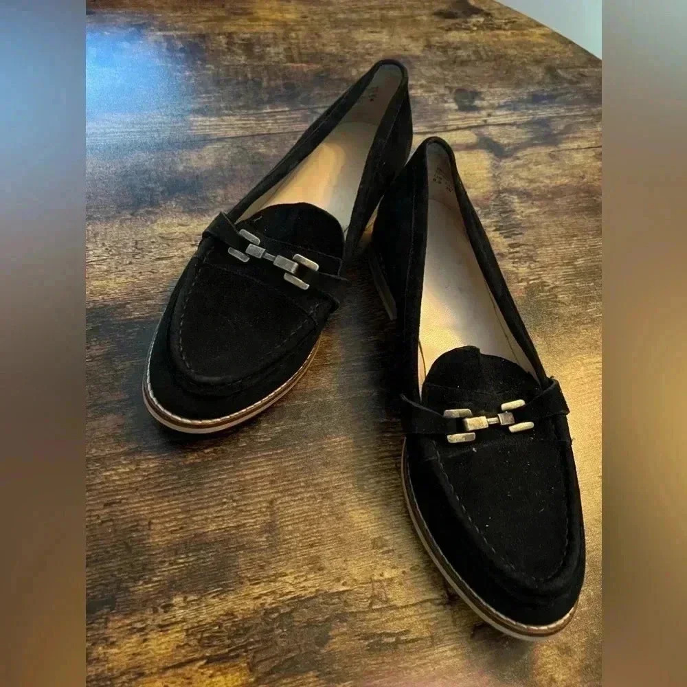 ALDO | ladies suede horsebit loafer. Size: 8.5/39.